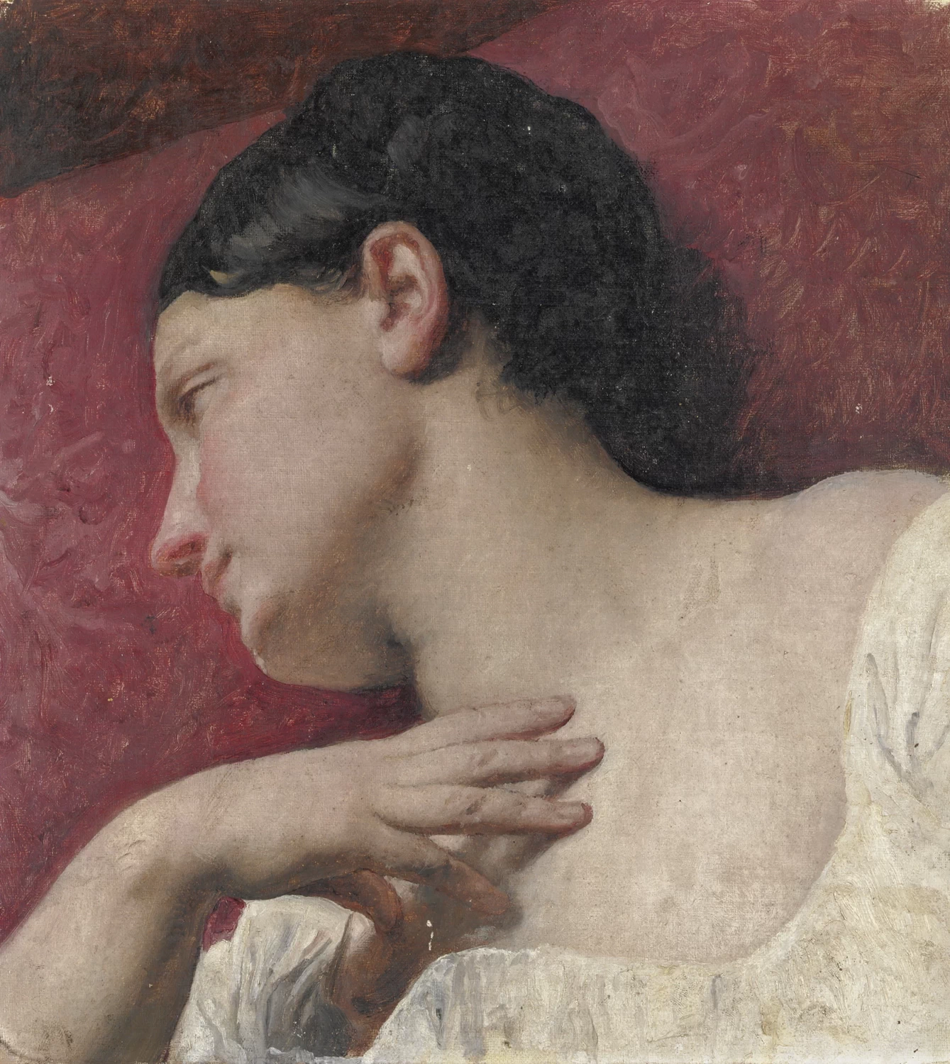 Testa di donna (Studio dal vero)